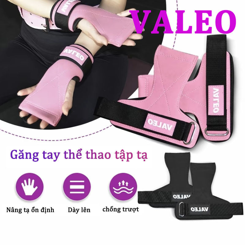 VALEO Power Assisted Gym Gloves Back Pull Straps Lifting Straps Deadlift Weight Training Bar Trainin