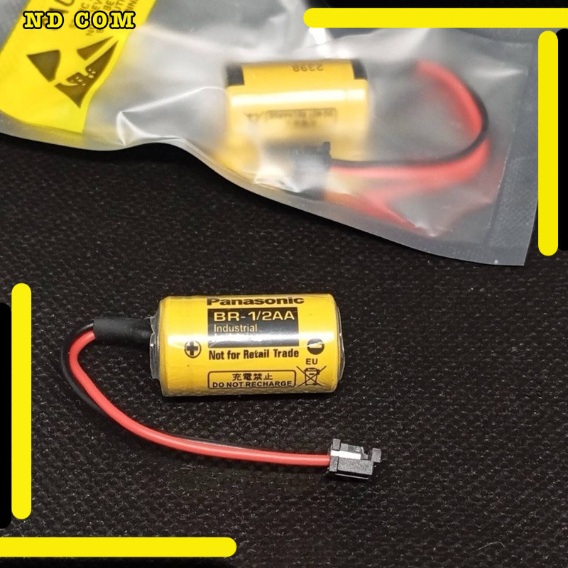 สุดคุ้ม! BR-1/2AA Lithium E2PNแบตเตอรี่ สินค้าพร้อมส่งในไทย BR-1/2AA BR1/2AA YASKAWA BATTERY 3V