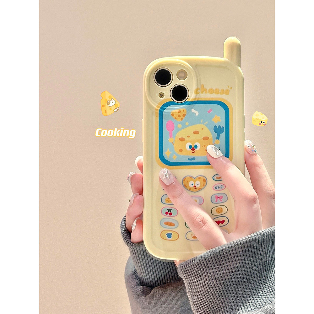 Iphone สนุกน่ารักชีส PHS การ์ตูนสร้างสรรค์ใหม่ Big Brother Big รวมทุกอย่าง Drop Proof เคสโทรศัพท์สําหรับ 7 7plus 8 8plus Xs Xr 11 12 13 14 15 Pro Plus Promax