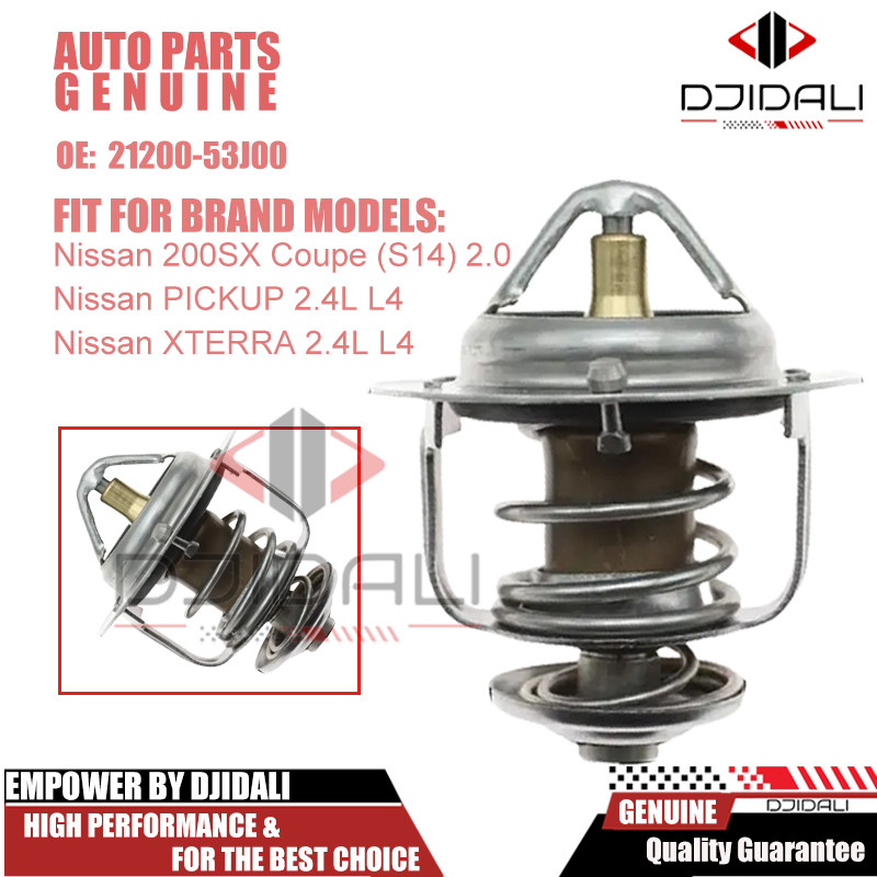 21200-53j00 Coolant Thermostat สําหรับ Nissan 200SX(2.0 1993-1999) Xterra(2.4L L4 200) รถกระบะ ( 2.4