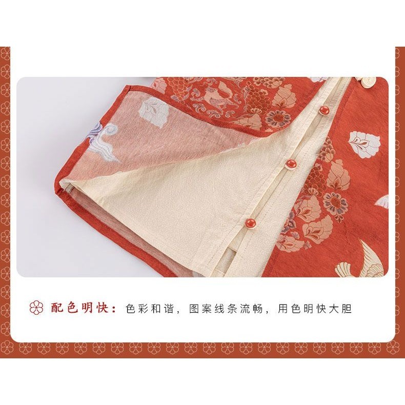 เด็ก Hanfu ชุด/เด็กผู้หญิงสไตล์จีน Tang ชุด/เด็ก Cheongsam/CNY - รูปที่ 4