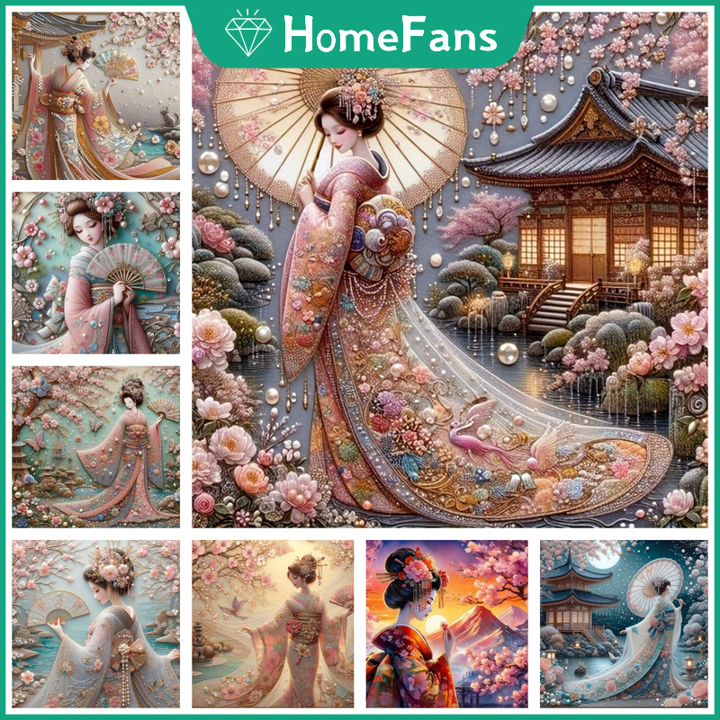 HFGeisha รูปแบบ 5D DIY เพชรจิตรกรรมชุด Cosmic Cross เพชรเย็บปักถักร้อยภาพวาด Rhinestone โมเสคเพชร Art Home Decor ภาพวาด
