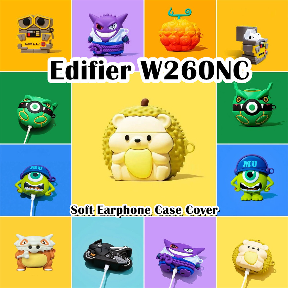 In Stockfor Edifier W260NC Case Casing Soft Silicone Headphone Case Super Cool Cartoon NO.3
