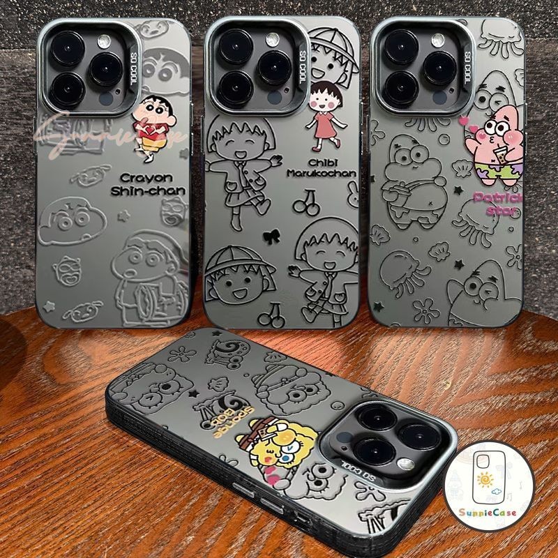 Spongebob Crayonการ์ตูนคู่เคส OPPO A78 A31 A16 A17K A77 A77s A7 A54 A55 A5s A12 A76 A57 A3s A74 A17 A38 A16s A18 A58 A15
