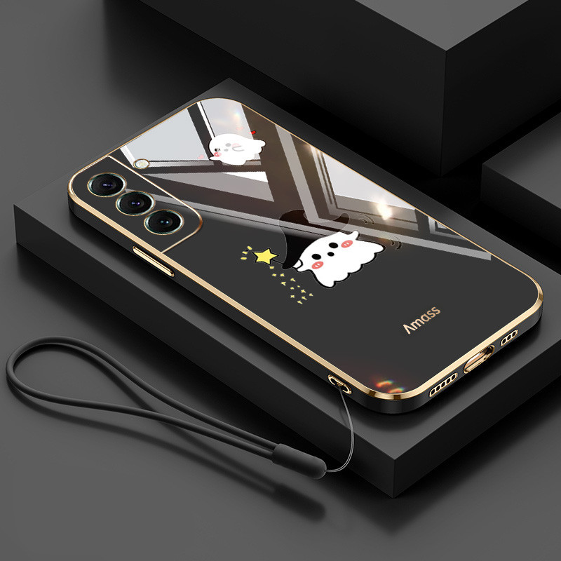 ปลอกสําหรับ Samsung Galaxy S22 S23 S24 Plus S22 S23 S24 Ultra S23 S24 FE S22 + S23 + S24 + การ์ตูนสัตว์รูปแบบกันกระแทกนุ่มโทรศัพท์ป้องกันกรณี