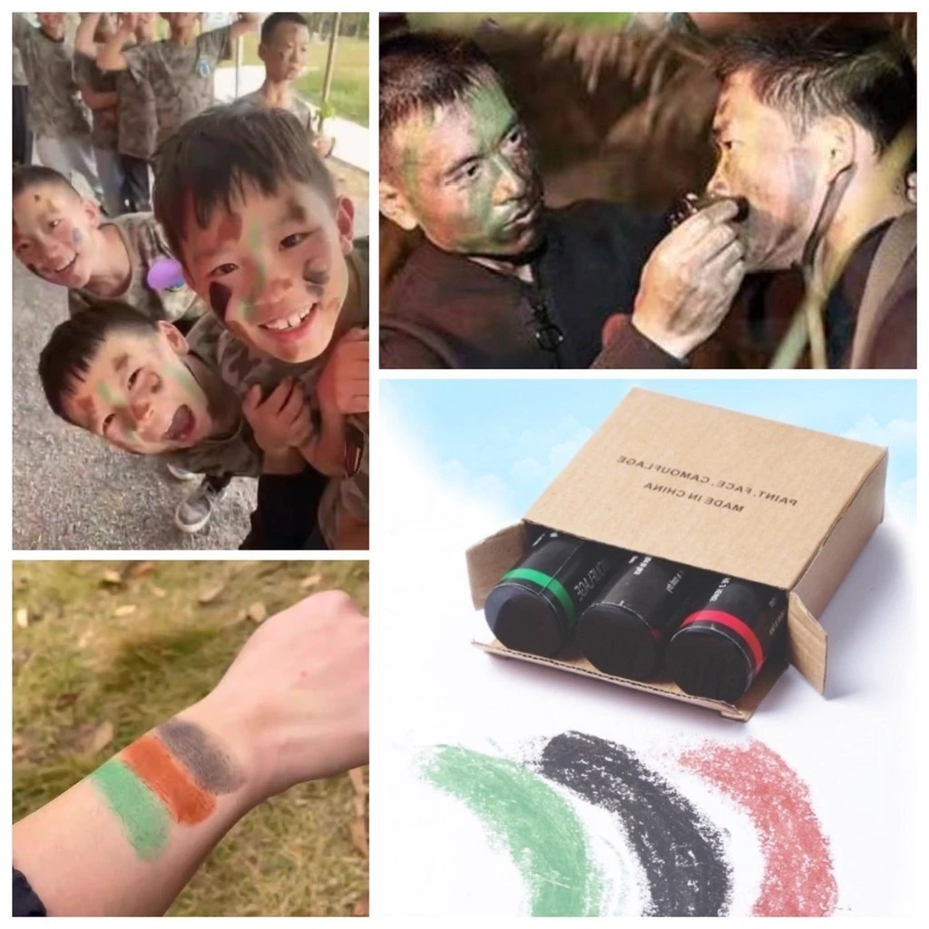 สีพรางหน้าแบบแท่ง 3 สี สำหรับทหารและกิจกรรมภาคสนาม thumbnail 7