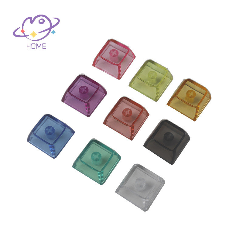 [mayhome] Pc XDA 2 Keycaps คีย์บอร์ดแบบกลไก Ball Caps Gamer ปุ่มกดคริสตัลโปร่งใส Mx Switches XDA 2 ความสูง 9.3 มม. {TH}