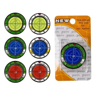มีระดับน้ำบอกพื้นเอียง กอล์ฟบอลมาร์คเกอร์ Golf ball marker w…