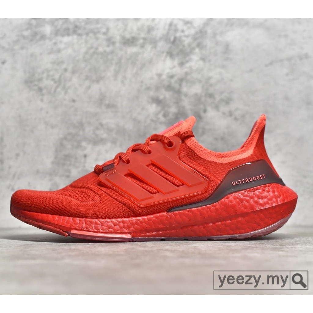 Adidas Ultra Boost 2022 "สีแดง" UB8.0 รองเท้าวิ่งยืด Consortium 360oPrimeknit GX5462