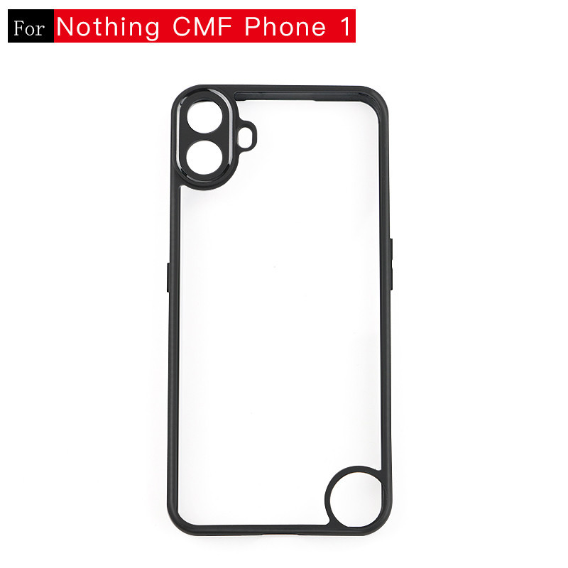 สําหรับ Nothing CMF Phone 1 Case Soft TPU และพลาสติกใส Hybrid anti-yellowish
