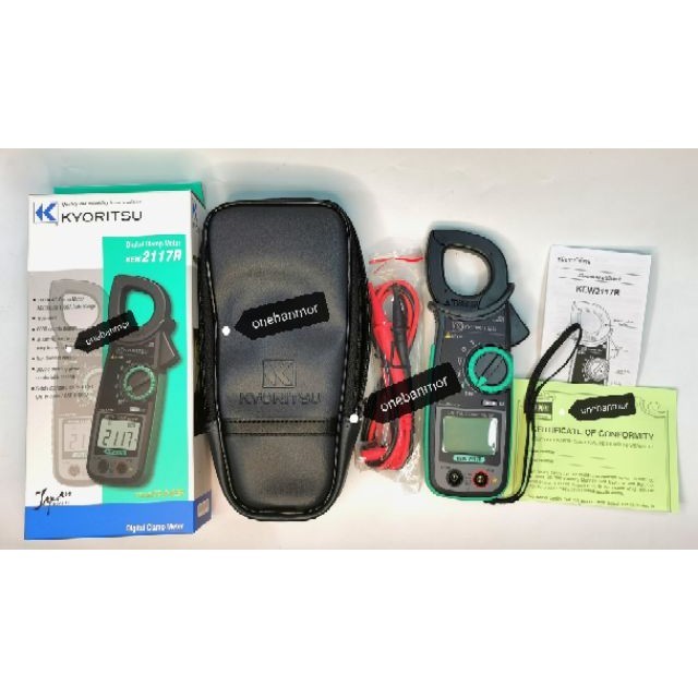 ทดสอบไฟ Kyoritsu Digital Clamp Meter KEW 2117R True RMS  พร้อม การวัดไฟแบบไม่สัมผัส สินค้าของแท้100%