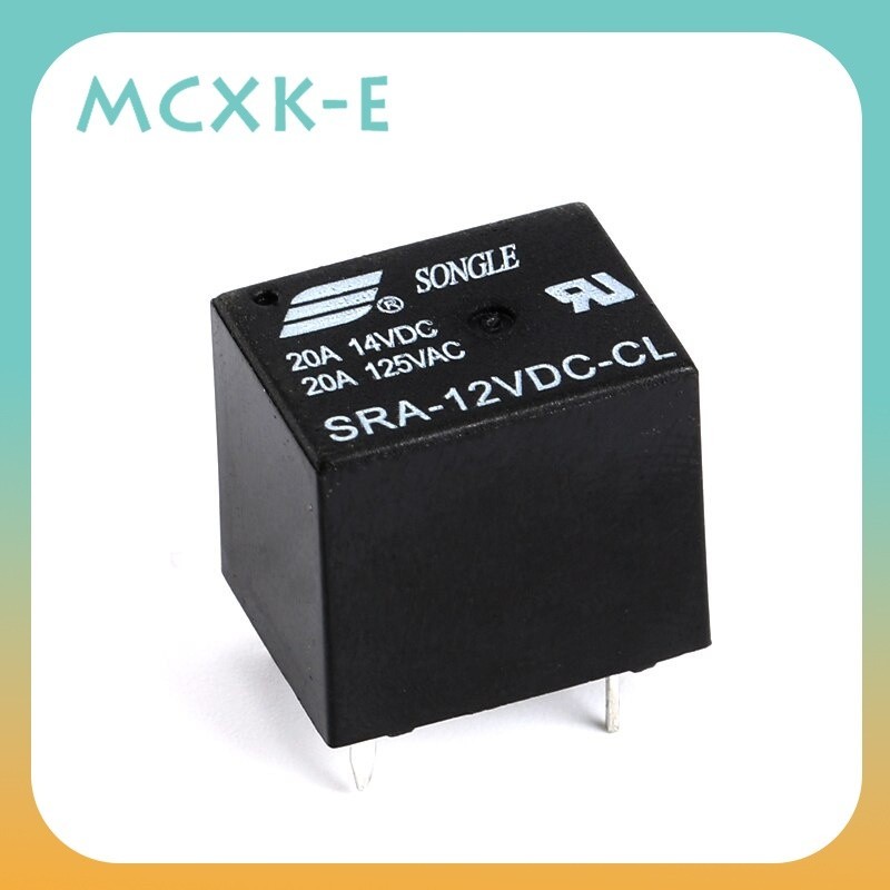 Mcxk-e 1 ชิ้นรีเลย์ SRA-05VDC-CL 5V 12V 24V 20A 125VAC 5Pin T74 DC Power Relay