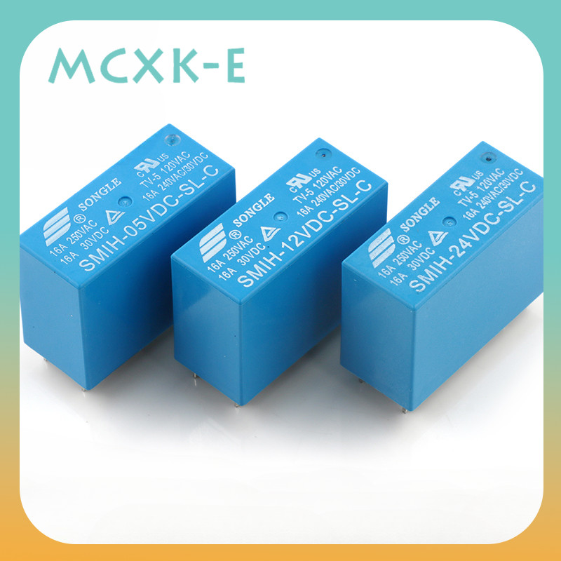 Mcxk-e 1 ชิ้นรีเลย์เดิม SMIH รีเลย์ SMIH-05VDC-SL-C SMIH-12VDC-SL-C SMIH-24VDC-SL-C 6Pin 8Pin 5V 12V 24V