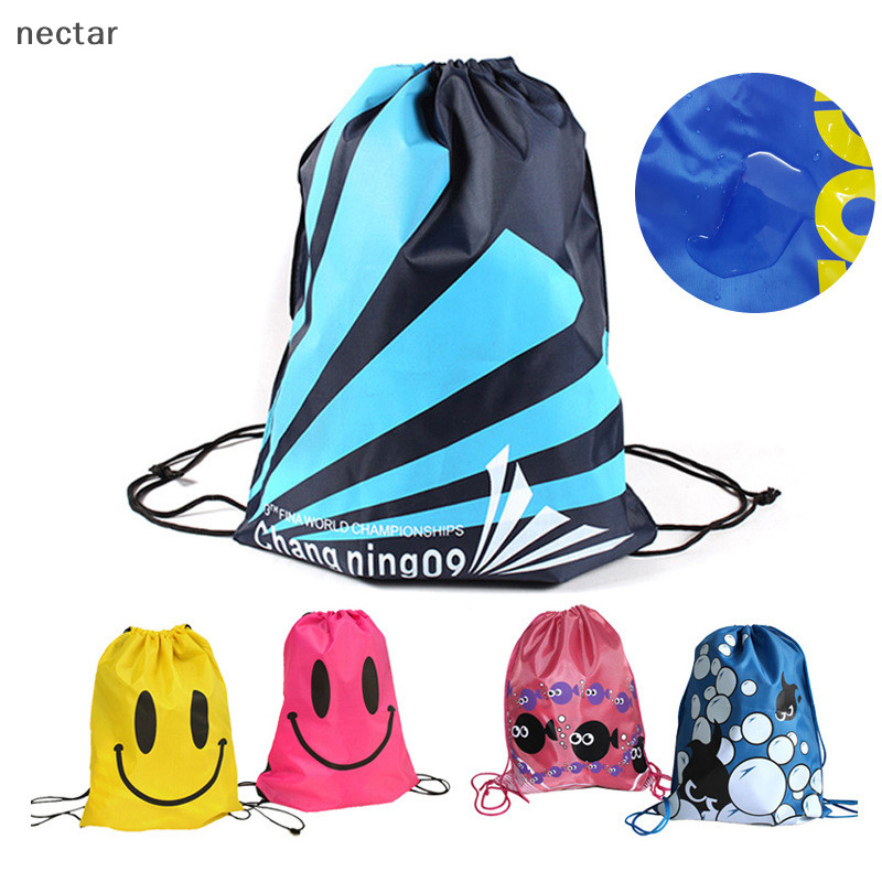 Tar กระเป๋าว่ายน้ําชายหาด/ไหล่ drawstring ถุงเก็บเสื้อผ้า/กระเป๋าเชือกรูด/ฟิตเนส กระเป๋าว่ายน้ําโยคะ N