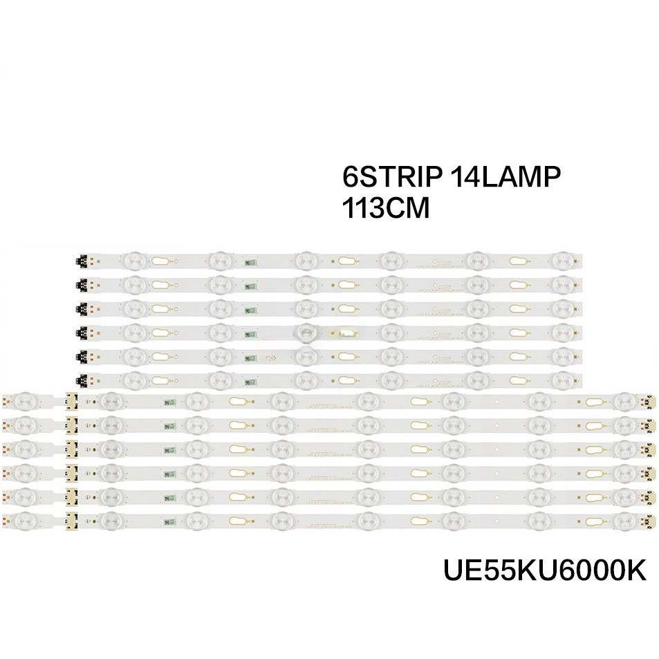 (ใหม่ 1 ชุด) SAMSUNG 55" LED UA55KU6000K / UA55JU6000K / UA55JU6400K TV Backlight UA55KU6000 UA55JU6
