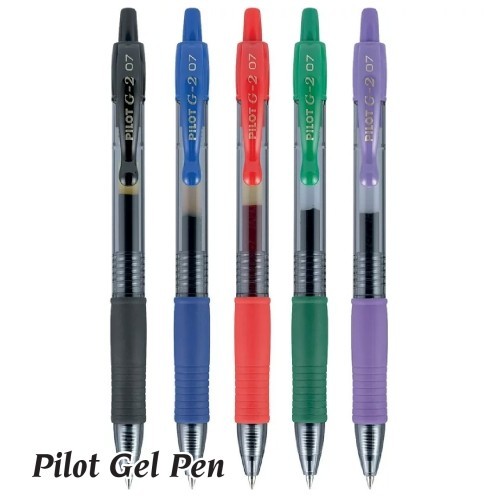 ปากกาเจล Pilot G2 0.5mm 0.7mm 1.0mm | ปากกาเจล Pilot G3 | Pilot G2 รีฟิล | Pilot G3 รีฟิล | ปากกาเจล