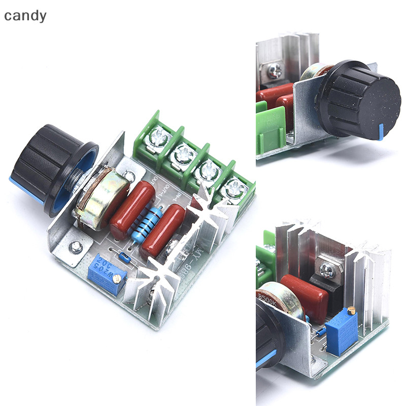 NDY Dimmer 220V 2000W ตัวควบคุมความเร็ว Dimmer เครื่องปรับแรงดันไฟฟ้าอิเล็กทรอนิกส์ N