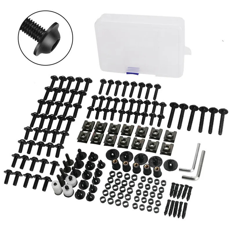 สําหรับ HONDA CBR250RR CBR300R CBR300RR CBR400 M5 M6 สีสัน Fasteners สกรูรถจักรยานยนต์ Fairing Bolt 