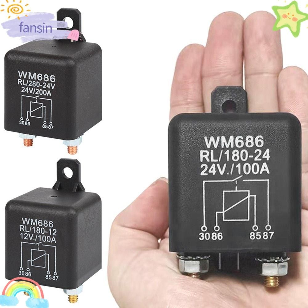 FANSIN รีเลย์รถยนต์ WM686 สวิตช์ไฟ High Current 200A 100A