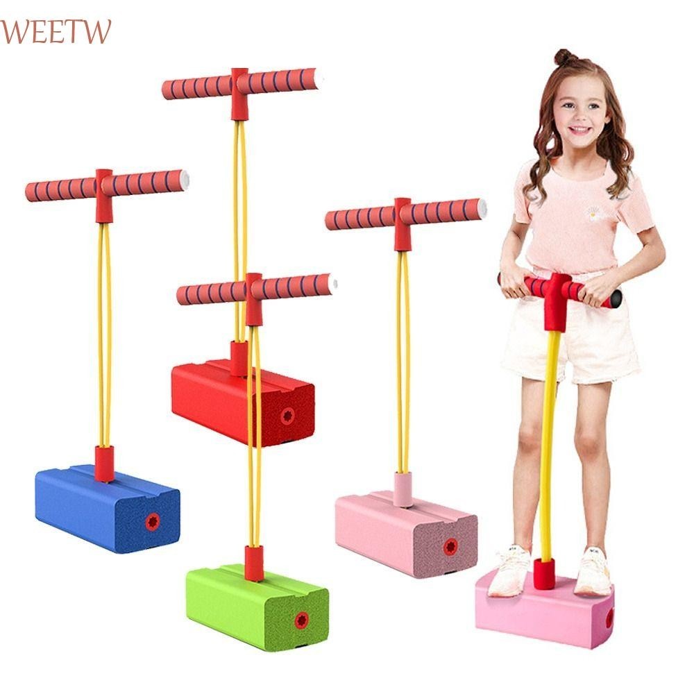 Weekw กบกระโดด Pole ของเล่นเด็กกลางแจ้งสนุก Bouncing ของเล่นเด็กชายและเด็กหญิงฟิตเนส NBR Balance Trainer ของเล่น