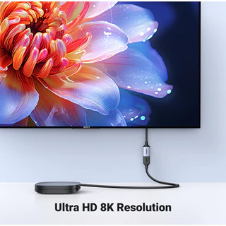 UGREEN รุ่น 15518 สายเพิ่มความยาว HDMI Extension Cable รองรับ 8K60Hz HDMI2.1 ยาว 0.25m