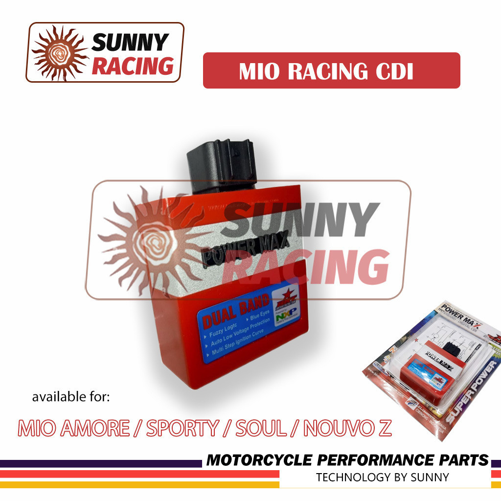 BRT กล่องไฟ CDI เพิ่มไฟ+เพิ่มรอบ MIO รุ่นคาร์บู