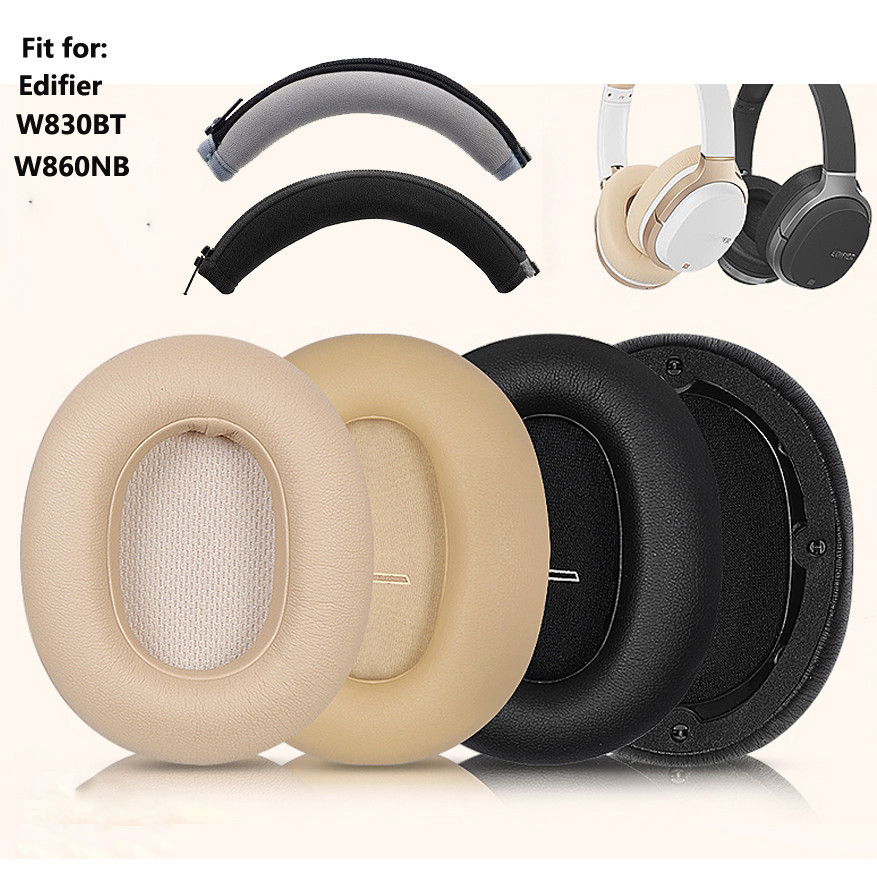 เบาะรองแผ่นรองหูฟังทดแทนสําหรับ Edifier W830BT W860NB W830 Bt หูฟัง