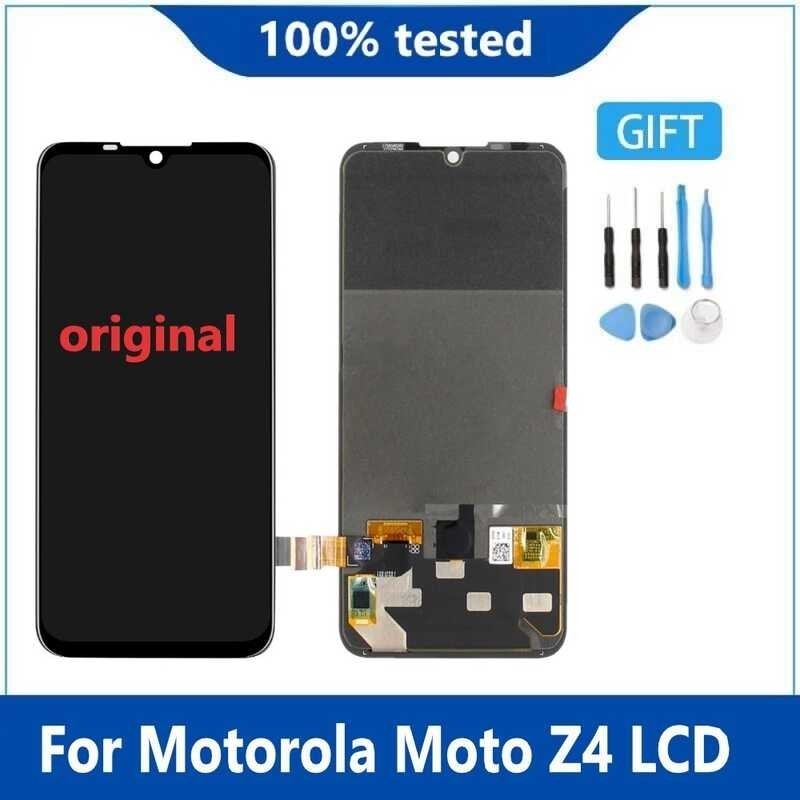 Original 6.4'' For Motorola Moto Z4 play LCD Touch Screen Digitizer Assembly for Moto Z4 Display X