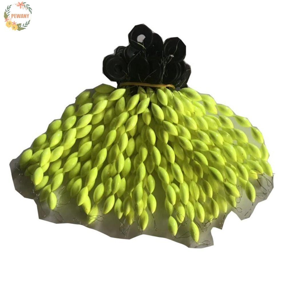 Pewany ทุ่นโฟมลอยน้ํา ทรงวงรี อุปกรณ์เสริม สําหรับตกปลา 6 In 1 30 ชิ้น 5 แพ็ก