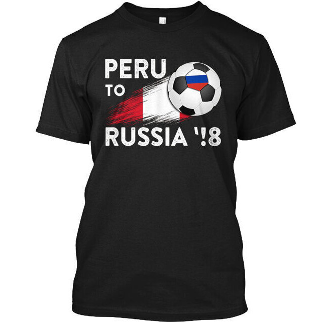 เสื้อยืดผ้าฝ้ายแห่งชาติเปรู Futbol Peru