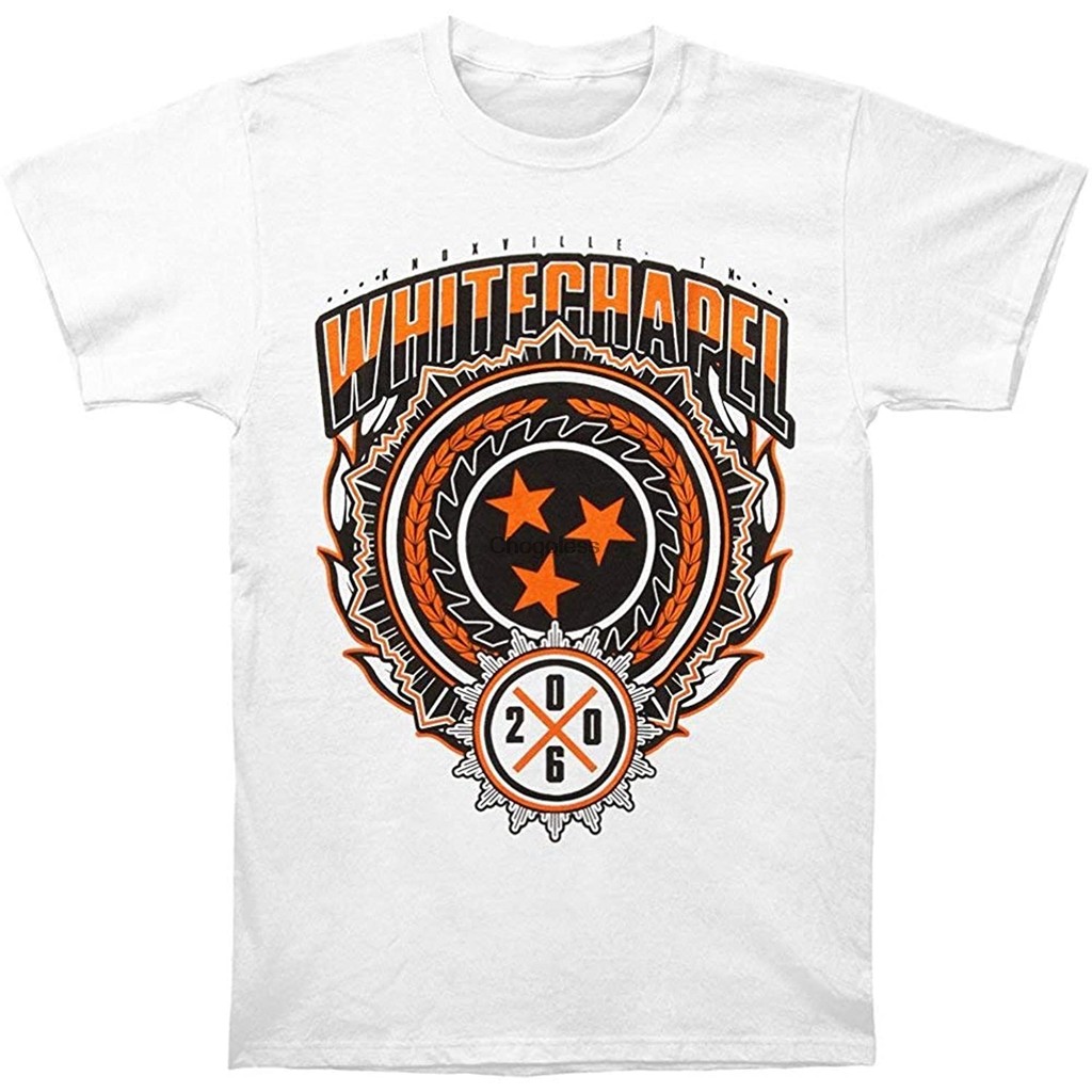 Whitechapel เสื้อยืดผู้ชาย tees31 พิมพ์กราฟิกเสื้อแขนสั้นผู้ชาย