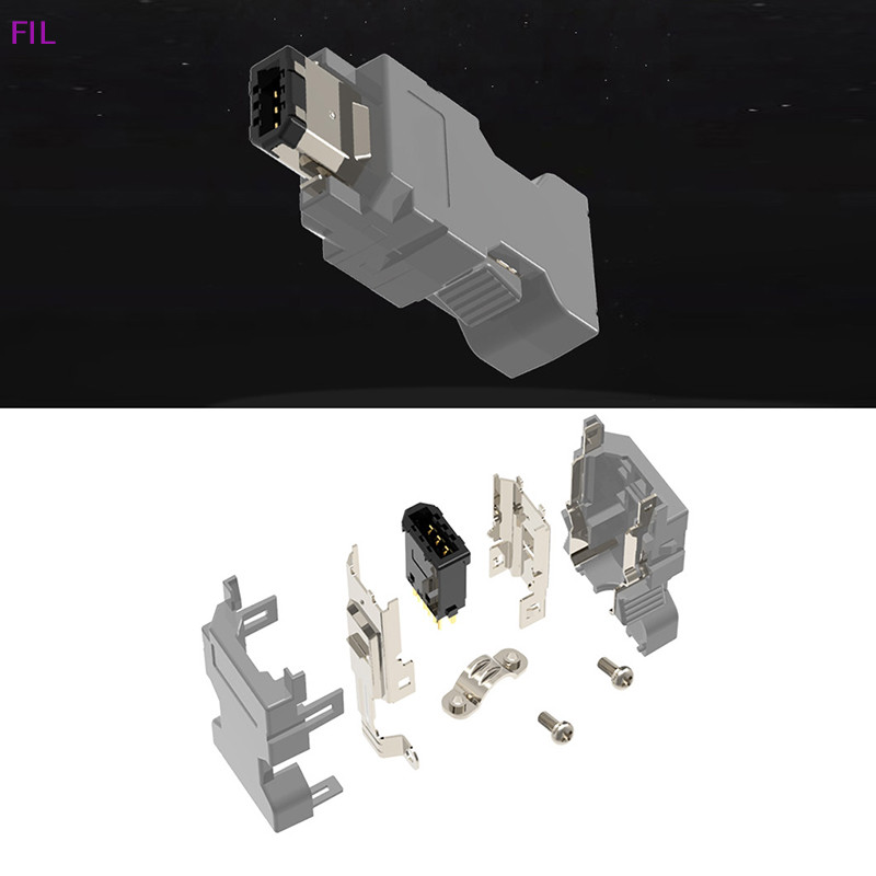 FIL 1 ชิ้นหญิงเชื่อมต่อ 6 ขา Firewire IEEE 1394 สําหรับ Yaskawa สําหรับเซอร์โวมอเตอร์ Encoder 6P SM-6E Encoder ปลั๊ก