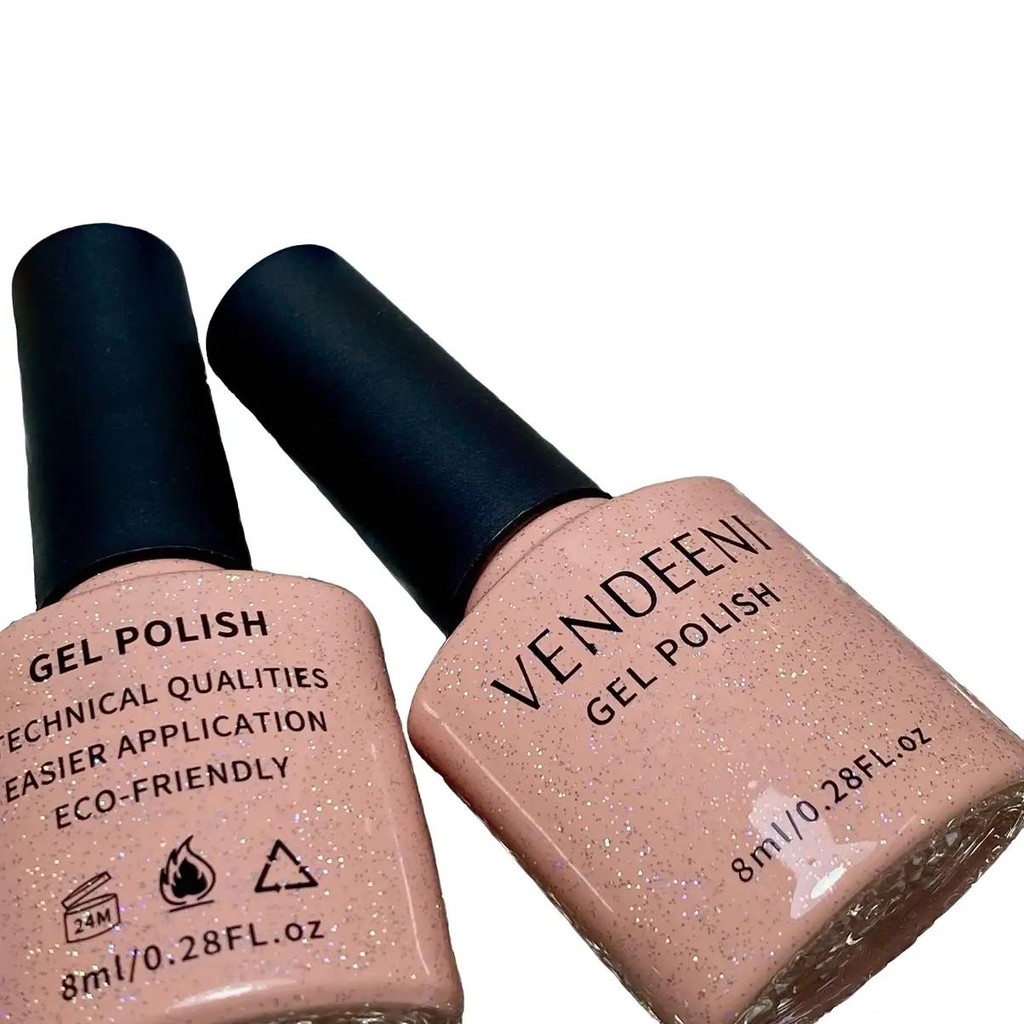 สีเจลสุขภาพดี VENDEENI สีโทนนู้ดชิมเมอร์ สีนู้ด ทำเล็บเจล - ทําเล็บ