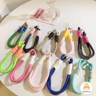 Diy ทอข้อมือเชือกคล้องโทรศัพท์มือถือ โซ่โทรศัพท์มือถือป้องกันการสูญหาย เคสโทรศัพท์มือถือเชือกคล้องโทรศัพท์มือถือ