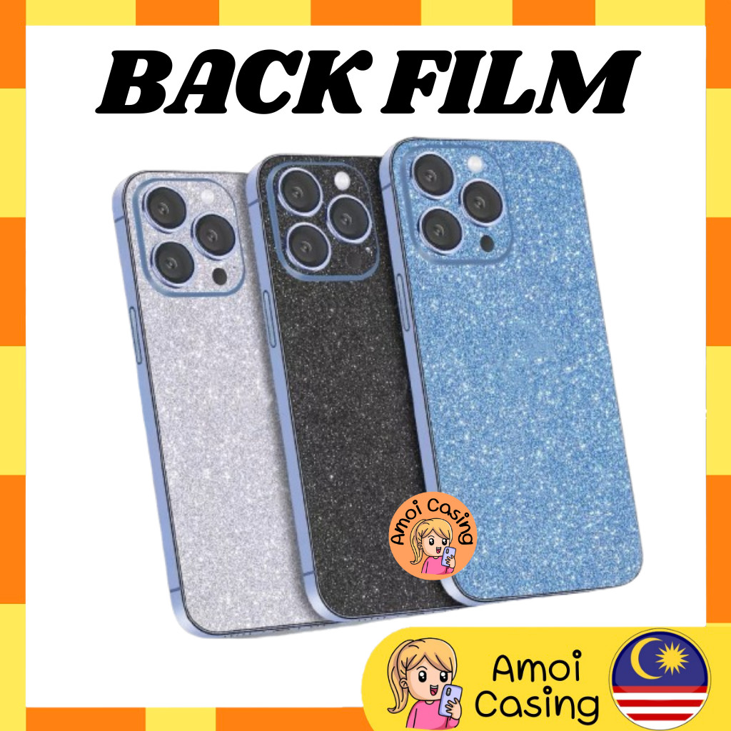 ด้านหลังฟิล์มกลิตเตอร์ Realme C63