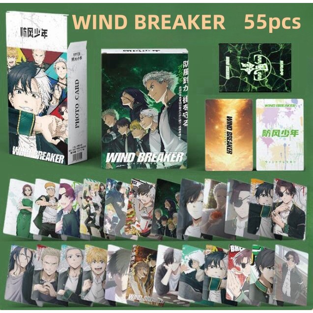 มังงะ Manhwa ห้องน้ํา-bound Hanako-kun WIND BREAKER เลเซอร์ Holographic Lomo การ์ด Hazbin โรงแรม Tok