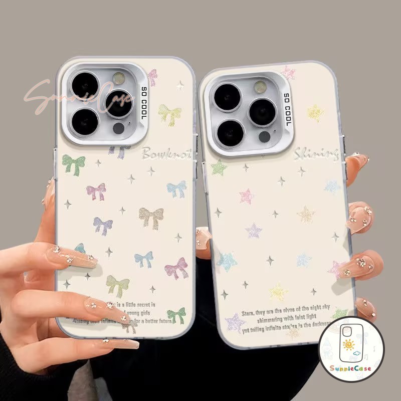 เคสไอโฟน เคส iPhone 11 13 12 14 15 Pro Max เคสไอโฟน11 เคสไอโฟน 13 XR 7 8 Plus X XS Max การ์ตูนน่ารัก น่โค้งคำนับ ดาว เคส