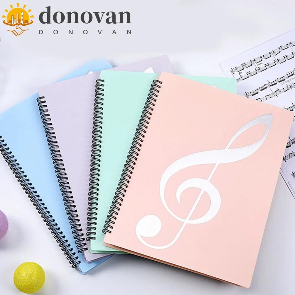 โดนจิ โฟลเดอร์คะแนนเพลงหลายชั้น, โฟลเดอร์คะแนนเพลงเปียโนเขียนได้ 40 หน้า, หนังสือคะแนนเพลงเหมาะกับขนาดตัวอักษรที่ถอดออกได้ยืดหยุ่น ก4 แผ่นเพลงโฟลเดอร์โน๊ต