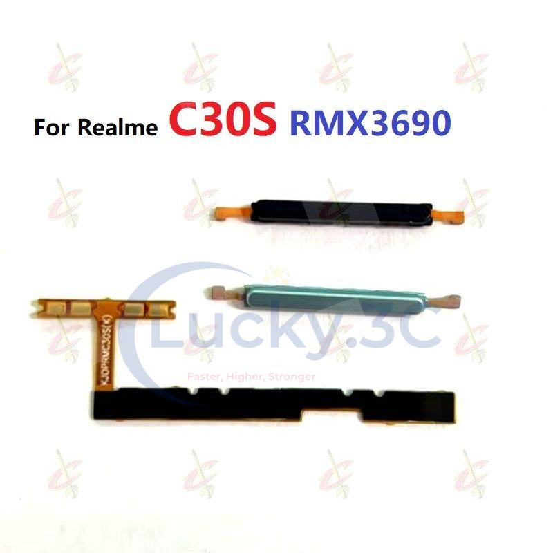 เฟล็กซ์ปุ่มปรับระดับเสียงสวิตช์ไฟสําหรับRealme C30S RMX3690