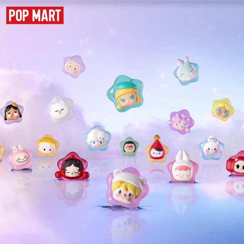 Popmart น่ารัก Lucky Star Series ตุ๊กตา popbean POP Bean แฟชั่นเครื่องประดับ Gift