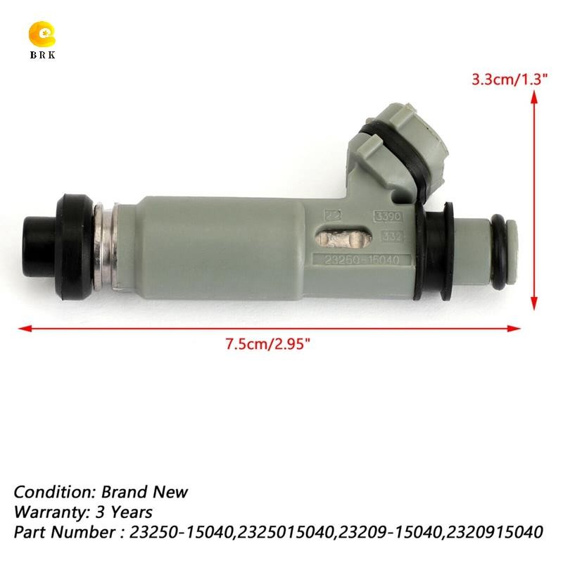 หัวฉีดหัวฉีดน้ํามันเชื้อเพลิงสําหรับ Toyota Soluna Corolla AE11 Sprinter Trueno Spacio 1.5L 1.6L 23209-15040 23250-15040 ราคา ถูกที่สุด ดีลบีเคเค แกลเลอรีภาพที่ 4