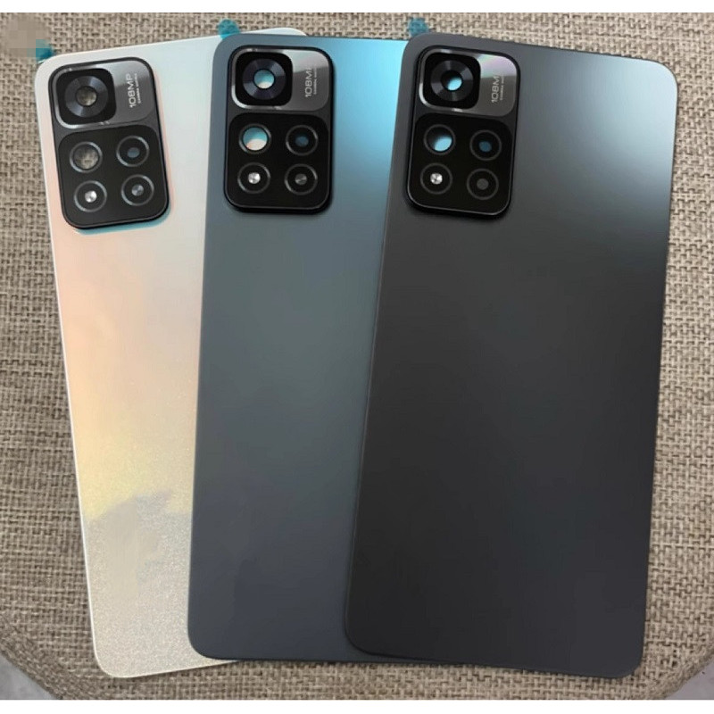 Note11 Pro + สําหรับ Xiaomi Redmi หมายเหตุ 11 Pro Plus 6.67" แบตเตอรี่ฝาหลังประตูซ่อมด้านหลังเคสใส + เลนส์กล้อง