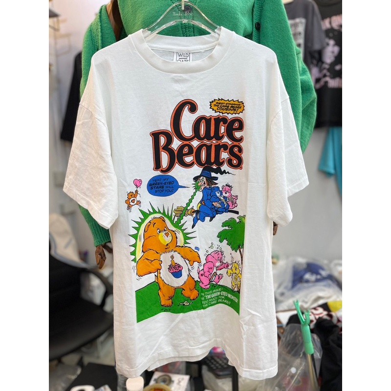 🎀🎀 เสื้อยืดผ้าฟอกนิ่ม สีขาว น้องหมีแคร์แบร์ S-5XL - รูปที่ 2