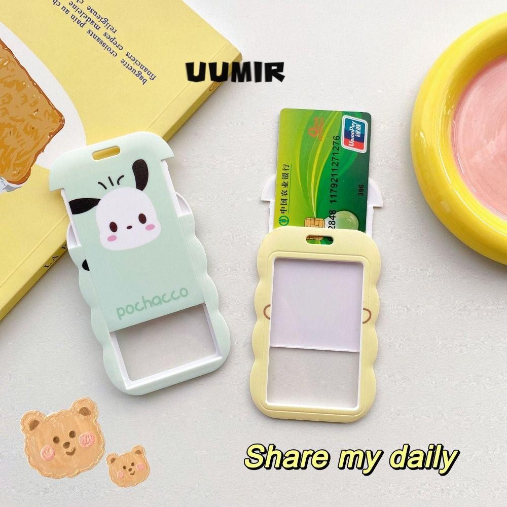 UUMIR กระเป๋าใส่บัตร, ปลอกการ์ด คุโรมิ ซินนามอนโรล, เคสครอบบัตรเครดิตมายเมโลดี้การ์ตูนน่ารัก