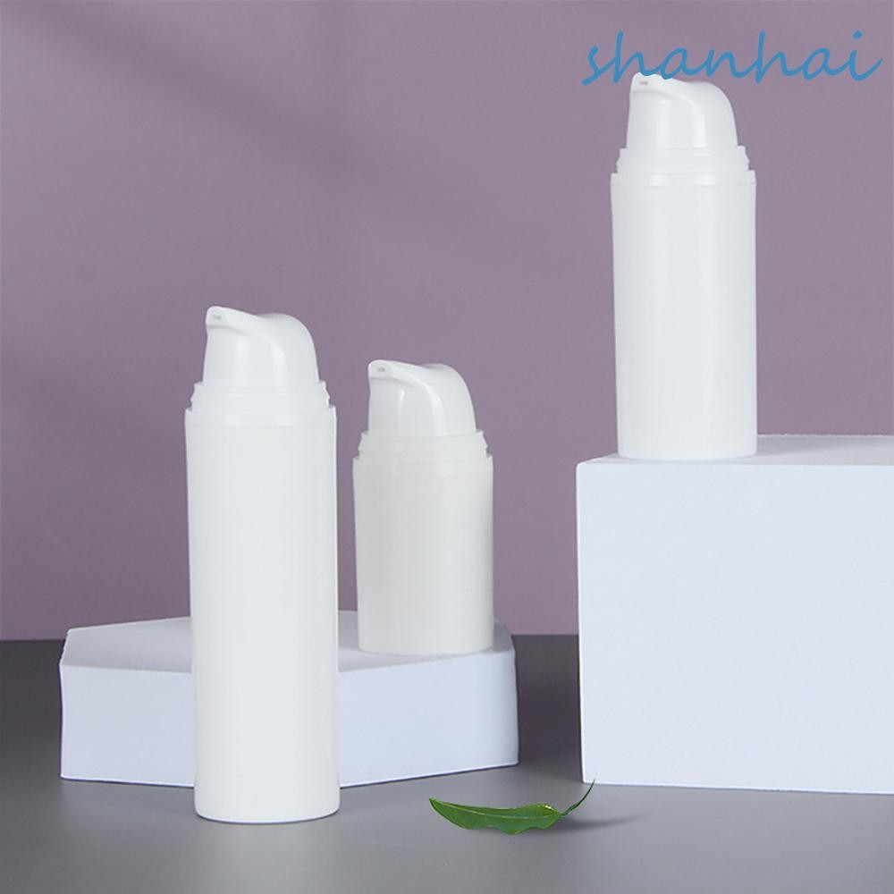 Shanhai ขวดปั๊มโฟมพลาสติก เติมได้ ขนาด 5 มล. 10 มล. 15 มล. 30 มล. 50 มล. สําหรับแต่งหน้า เดินทาง