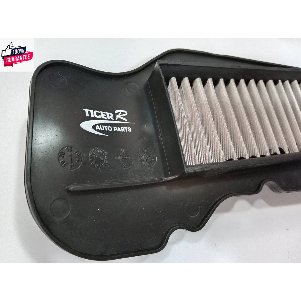 กรองอากาศแต่ง กรองอากาศ สแตนเลส Yamaha FINO125 / QBIX / GT125 ของ TIGER R