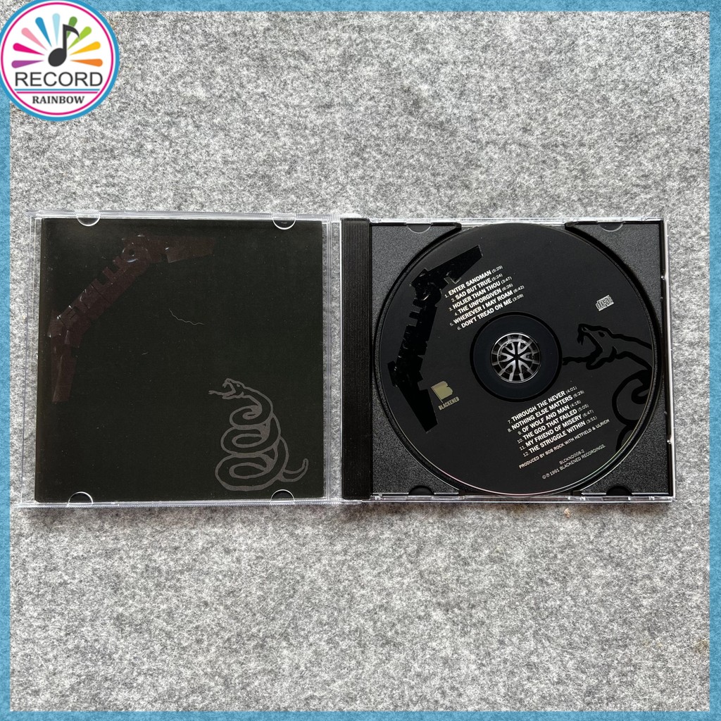 Metallica The Black CD Album ปิดผนึก ใหม่เอี่ยม รูปที่ 3
