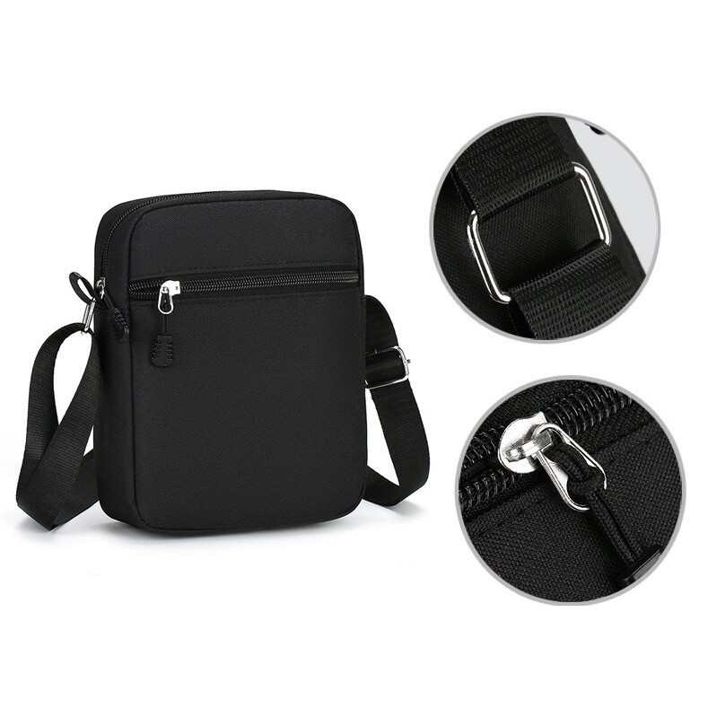 Naruto Crossbody Bag Print Square Bag Canvas Bag Black Multi functional Storage Bag Gift
