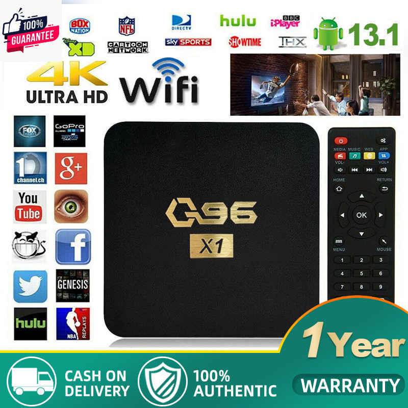 TV Box 4K Android 11.1 Version 4K/HD รองรั RAM16G+ROM 256GB TV BOX Wifi ดูน Disney hotstar YouTube N