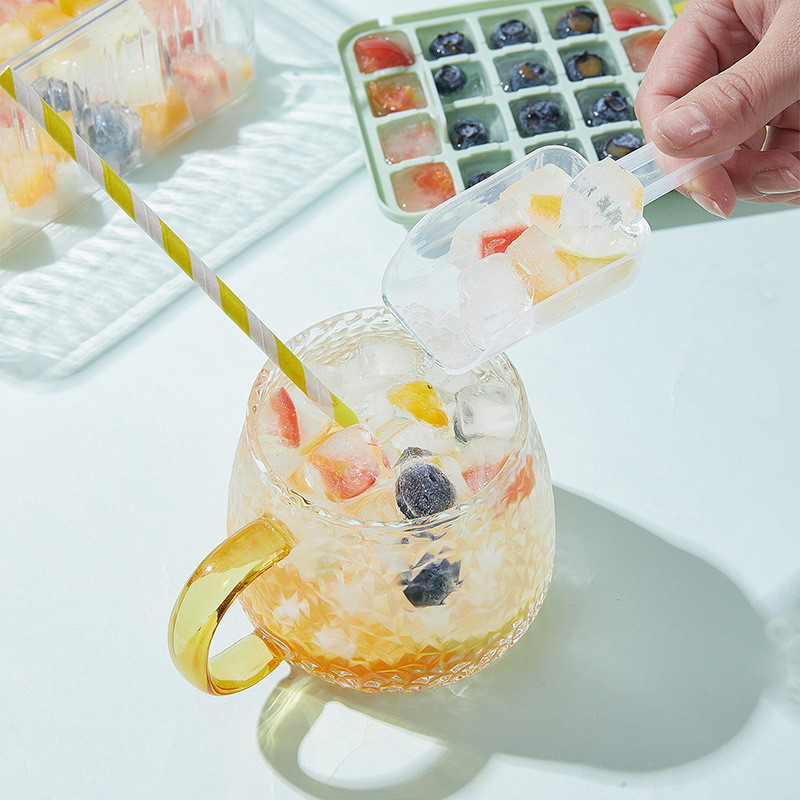 CDiscount ที่ทำน้ำแข็ง ถาดทำน้ำแข็ง แม่พิมพ์ทำน้ำแข็ง 28/56 ช่อง แถม ที่ตักน้ำแข็ง ที่ทำน้ำแข็งก้อน มีฝาปิด ที่ทำน้ำแข็ง - รูปที่ 4